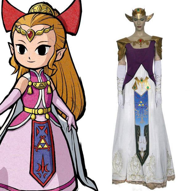 

The Legend of Zelda Princess Zelda Cosplay Costume - A Edition