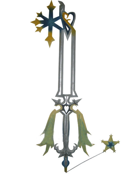 Kingdom Hearts Oathkeeper Wood Cosplay Weapon