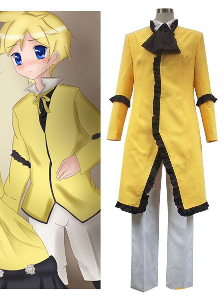 

Vocaloid Servant Of Evil Yellow Cosplay Costume