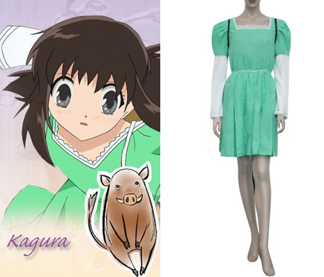 

Fruits Basket Kagura Sohma Cosplay Costume
