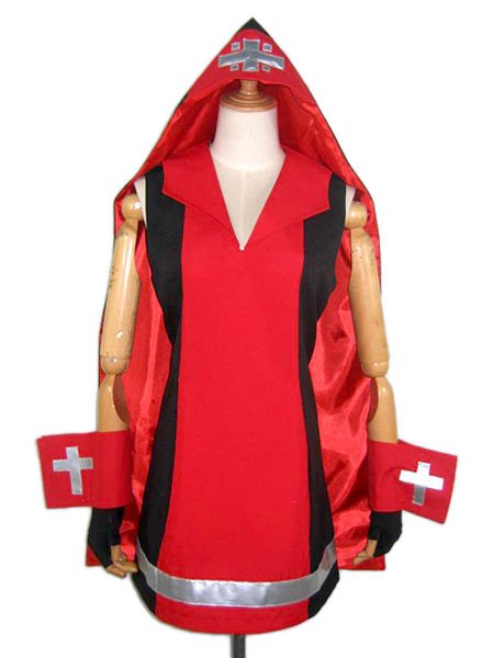 Guilty Gear Bridget Red Cosplay Costume