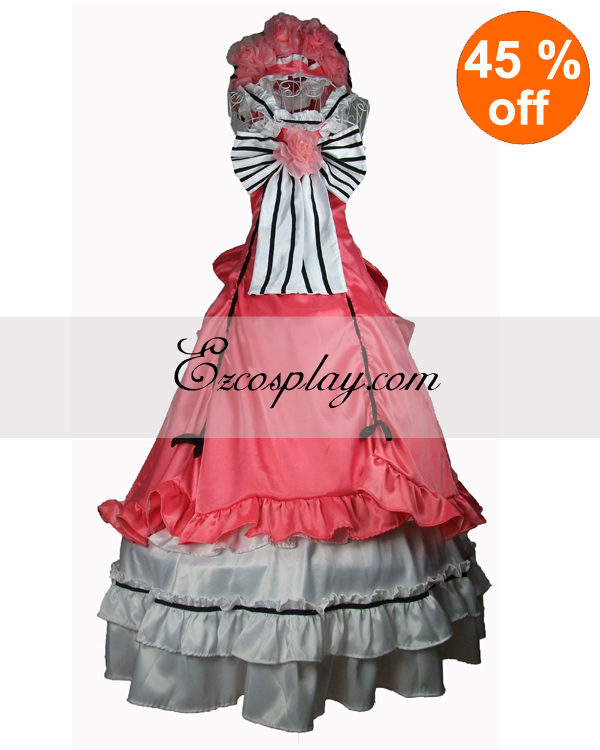 

Cotton Pink Sleevless Gothic Lolita Dress