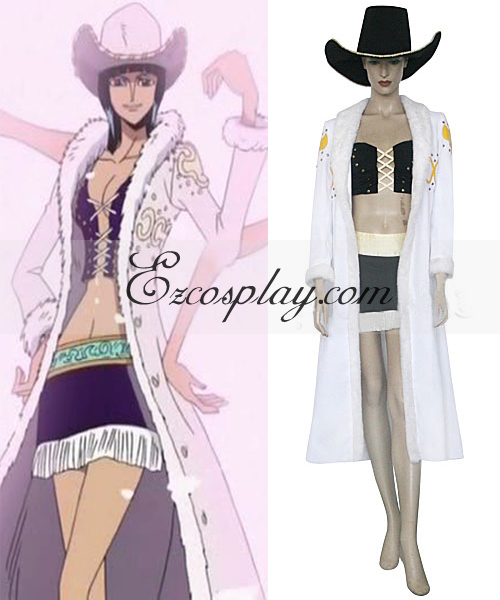 One Piece Nico Robin White Cosplay Costume