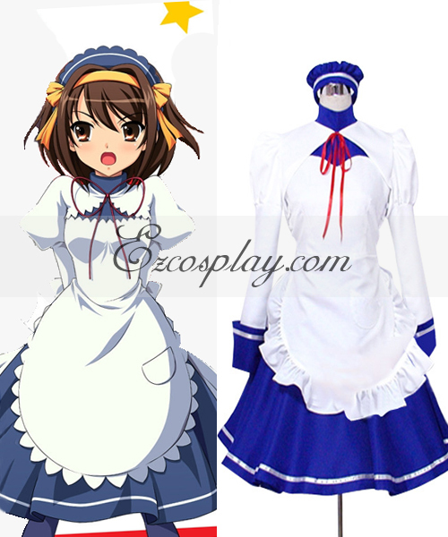 

Haruhi Suzumiya Suzumiya Haruhi Maid Dress Cosplay Costume