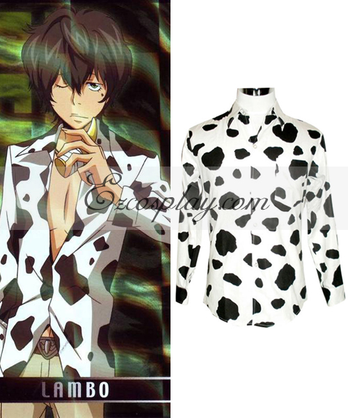 Katekyo Hitman Reborn! Lambo Shirt Cosplay Costume