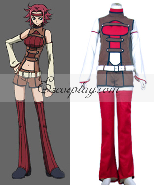 

Code Geass Lelouch of the Rebellion Kallen Stadtfeld Cosplay Costume