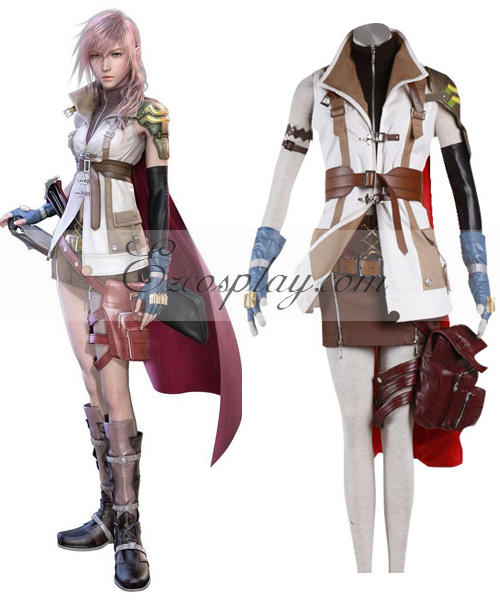 

Final Fantasy XIII FF13 Lightning Cosplay Costume - Deluxe Design