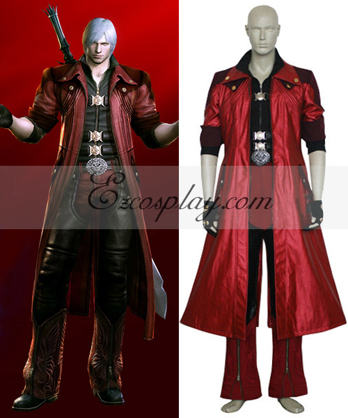 Colar Dmc Devil May Cry 5 Dante Azul E Vermelho Cosplay