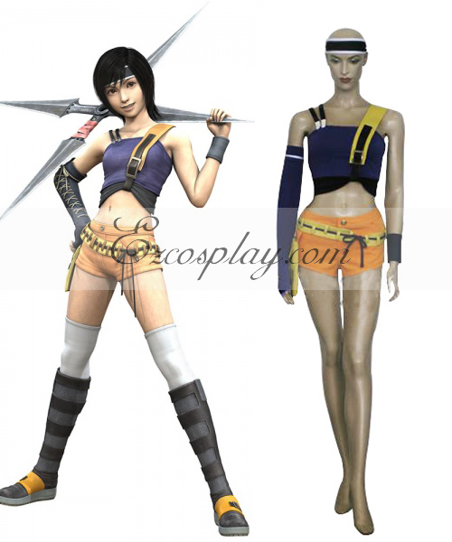 Final Fantasy VII Yuffie Kisaragi Cosplay Costume - B Edition