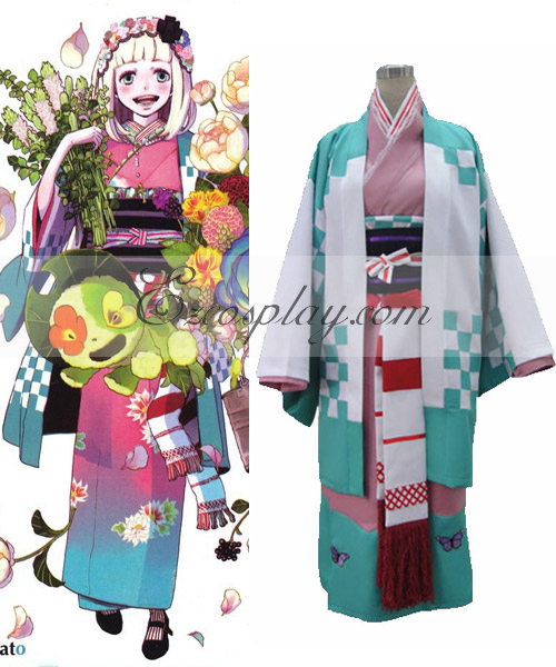 

Blue Exorcist Ao no Exorcist Moriyama Shiemi Kimono Cosplay Costume