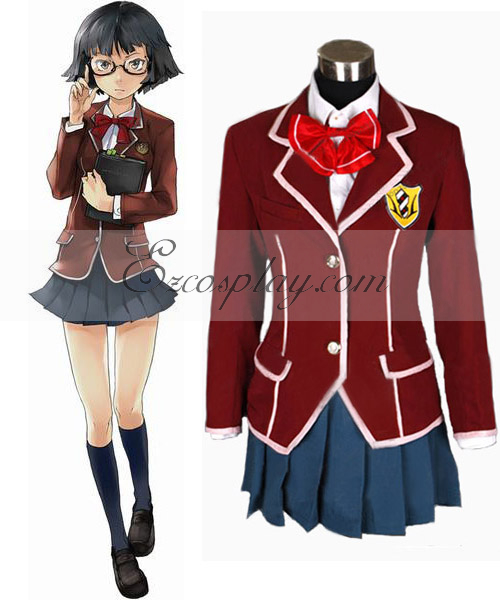 Guilty Crown Inori Yuzuriha School Uniform Cosplay Costume