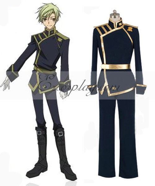 07 Ghost Mikage Barsburg Empire Uniform Cosplay Costume