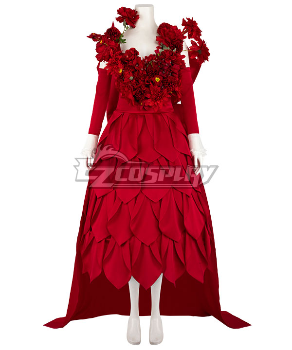 belle anime red dress Film Ryuu to Sobakasu no Hime Belle (2021) Suzu Naito Belle Red Dress Cosplay Costume