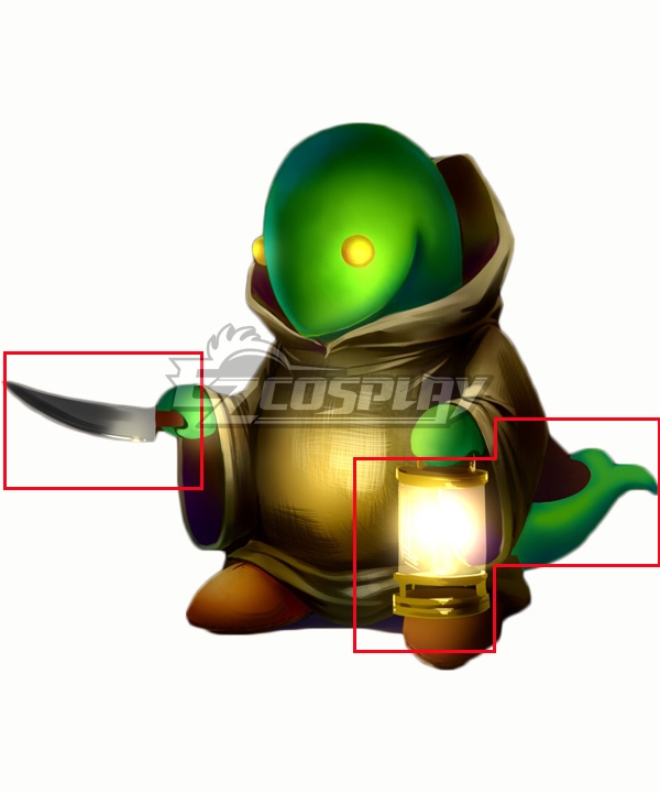 Final Fantasy FF Tonbery Knife Lamp Tail Cosplay Weapon Prop