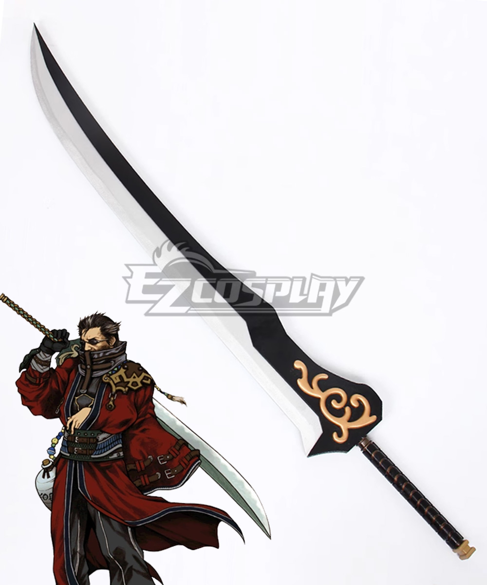 Final Fantasy FFX Auron Sword Cosplay Weapon Prop