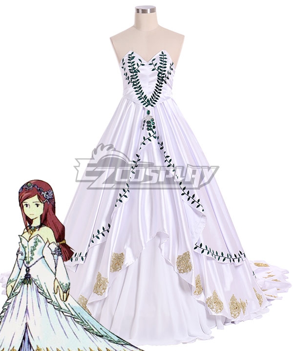 Final Fantasy IX FF9 Garnet til Alexandros princess dress Cosplay Costume - Premium Edition