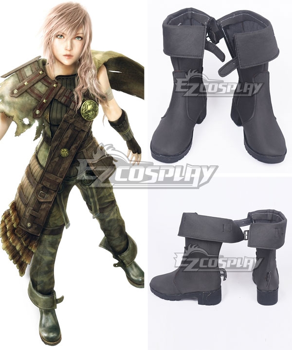 Final Fantasy Lightning Returns Lightning Eclair Farron Shoes Cosplay Boots
