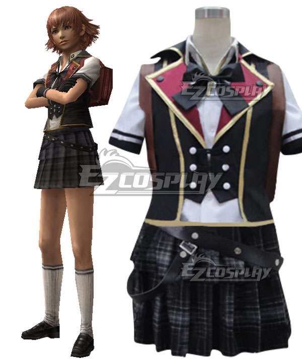 Final Fantasy type-0 Cater Summer Uniform Cosplay Costume