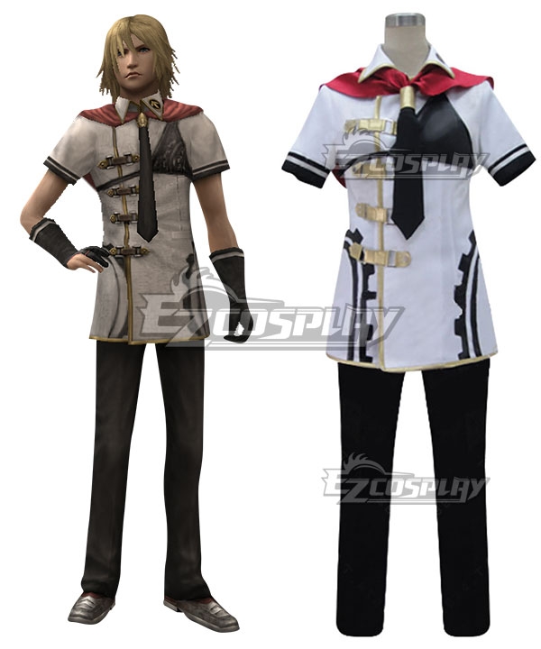 Final Fantasy type-0 Trey Summer Uniform Cosplay Costume