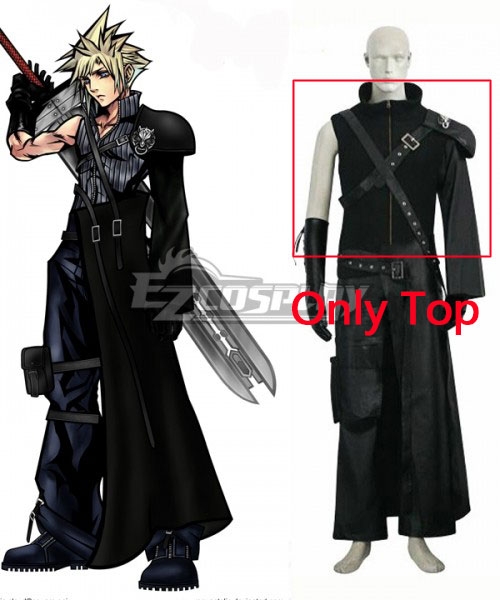 

Final Fantasy VII: Advent Children FF7 Cloud Strife Cosplay Costume - Only Top