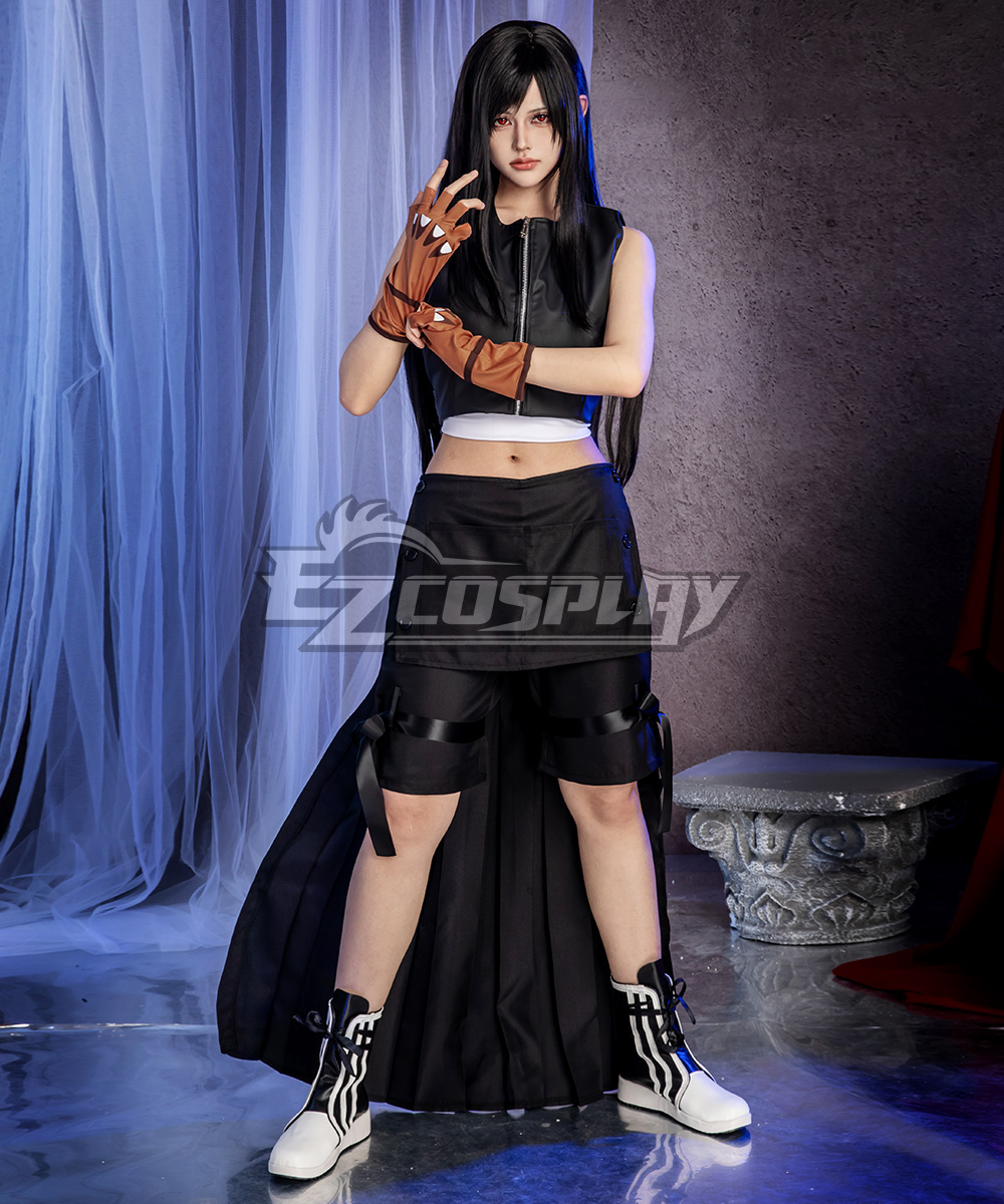 Final Fantasy VII: Advent Children Tifa Lockhart Black Cosplay Costume