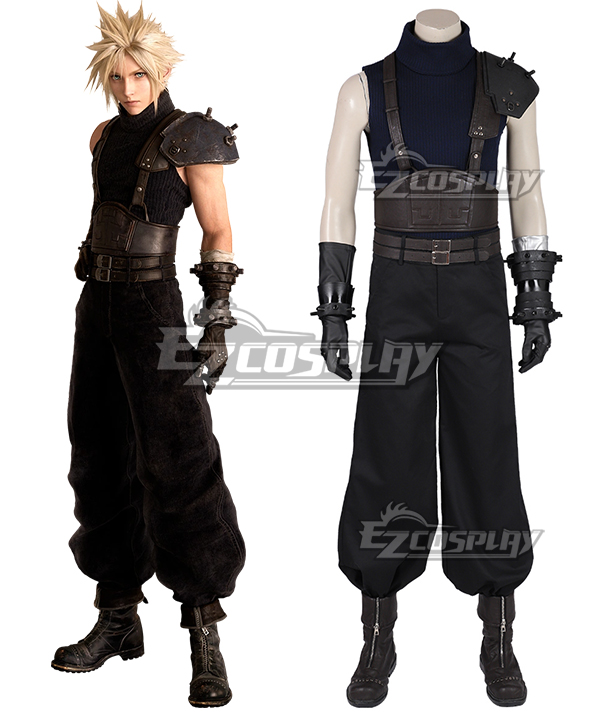 Final Fantasy VII FF7 Remake Cloud Strife Cosplay Costume