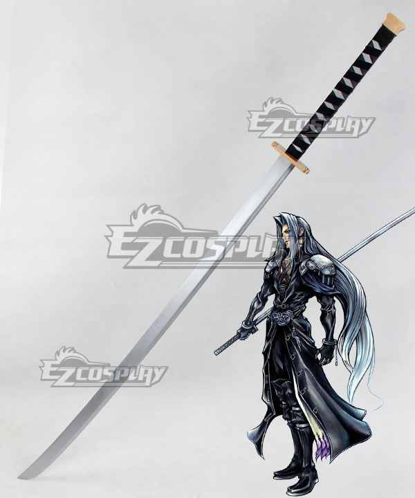 Final Fantasy VII FF7 Sephiroth Black Sword A Cosplay Weapon Prop