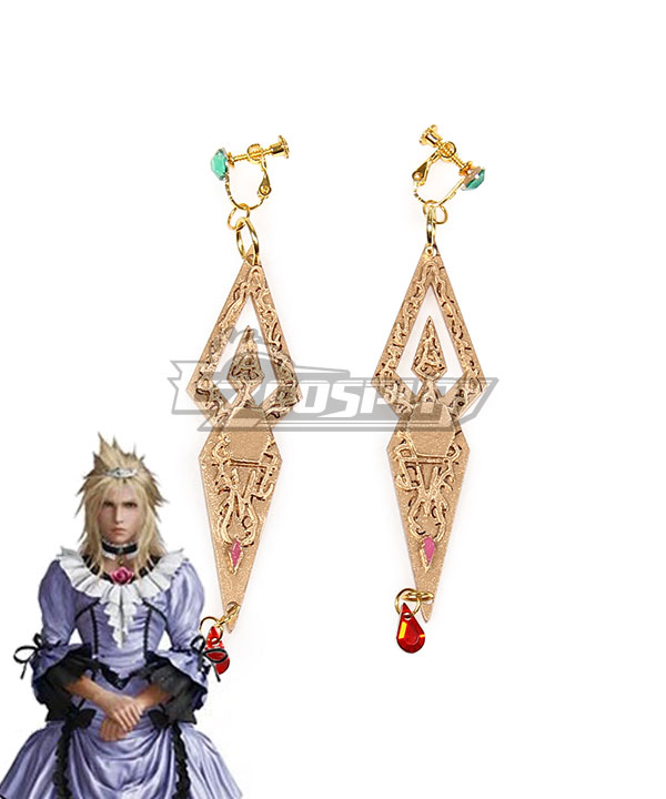 Final Fantasy VII Remake Cloud Strife Girl Earring Cosplay Accessory Prop