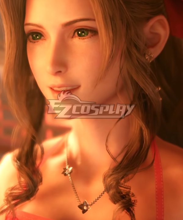Final Fantasy VII Remake FF7 Aerith Gainsborough Ver2 Necklace Cosplay Accessory Prop