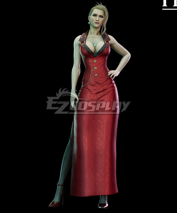 Final Fantasy VII Remake FF7 Scarlet Cosplay Costume