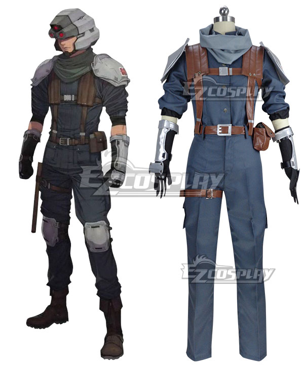 Final Fantasy VII Remake FF7 Shinra Security Officer Cosplay Costume