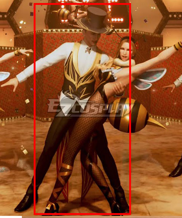 Final Fantasy VII Remake FF7R Honey Bee Male Dancer Cosplay Costume