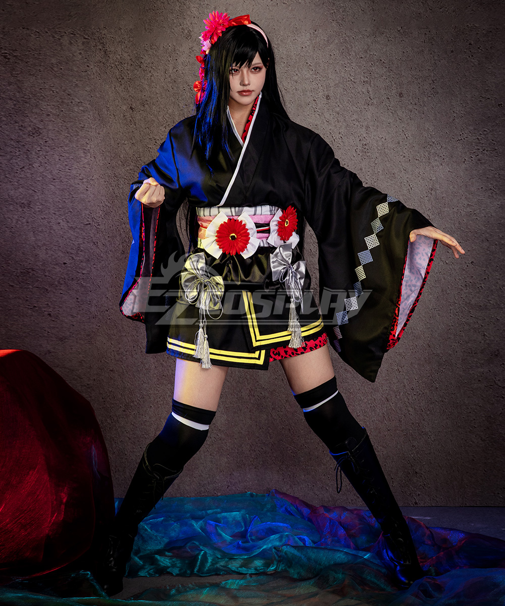 Final Fantasy VII Remake Tifa Lockhart Exotic Kimono Cosplay Costume