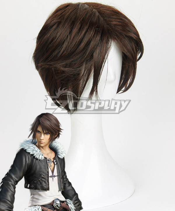 Final Fantasy VIII Squall Leonhart Brown Cosplay Wig