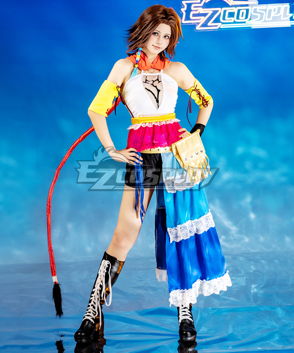 Final Fantasy X 2 FF10 2 Yuna Cosplay Costume Final Fantasy X 2 FF10 2 Yuna Cosplay Costume