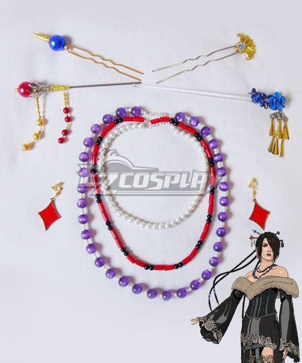 Final Fantasy X Lulu Full Set of Accessories Cosplay Accessory Prop