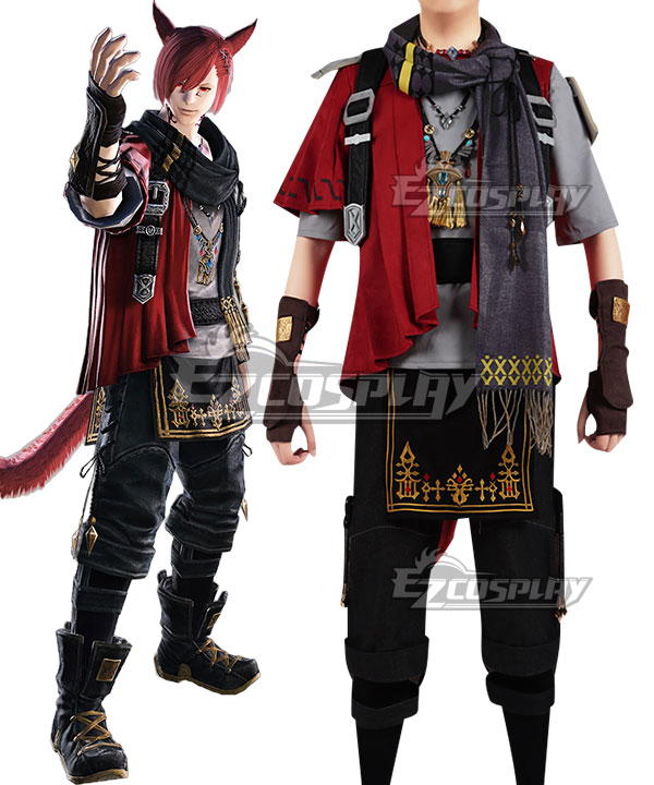 Final Fantasy XIV 5.3 FF14 G'raha Tia  Cosplay Costume