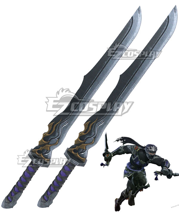 Final Fantasy XIV: A Realm Reborn Ninja Double Sword Cosplay Weapon Prop