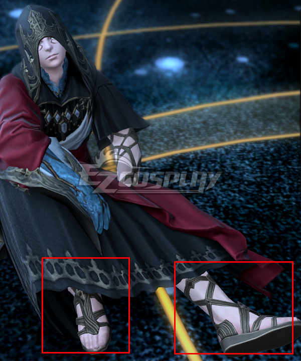 

Final Fantasy XIV Crystal Exarch Brown Shoes Cosplay Shoes