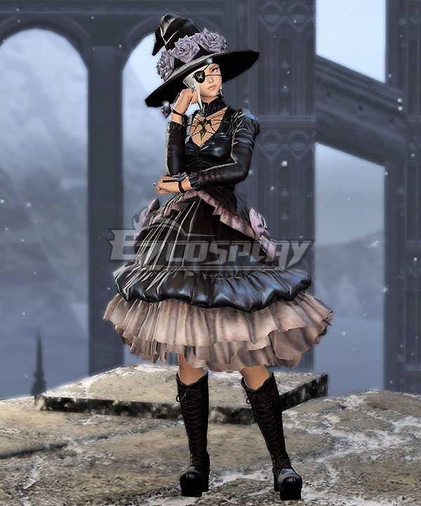 Final Fantasy XIV Edda Blackbosom Cosplay Costume