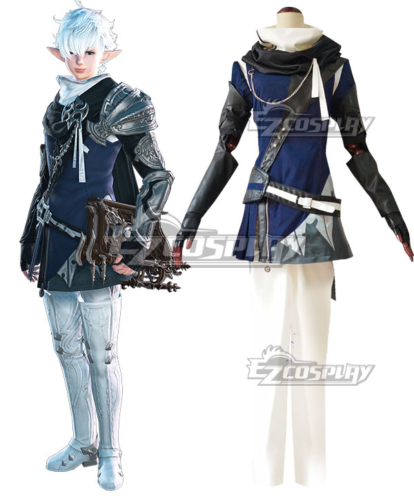 Final Fantasy XIV FF14 Alphinaud Leveilleur Cosplay Costume - C Edition