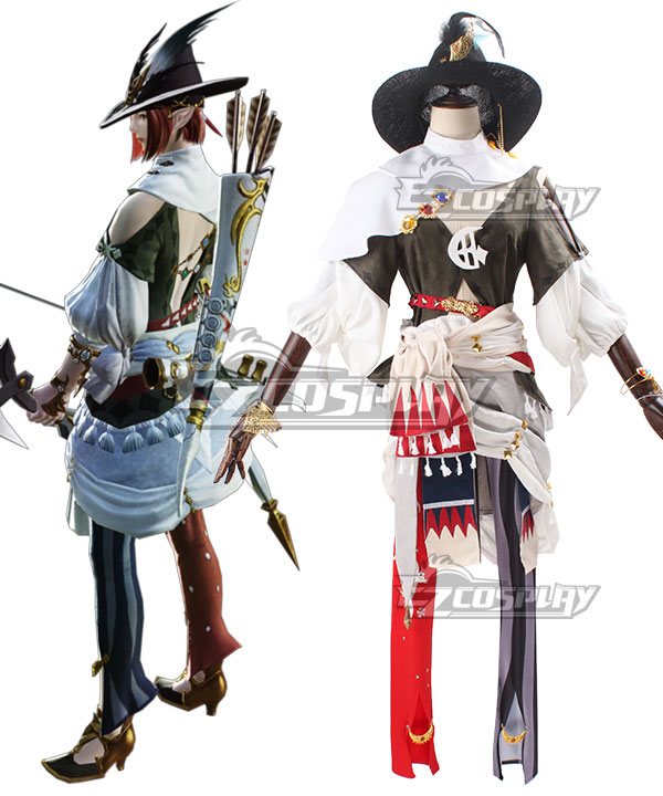 Final Fantasy XIV FF14 Bard Cosplay Costume