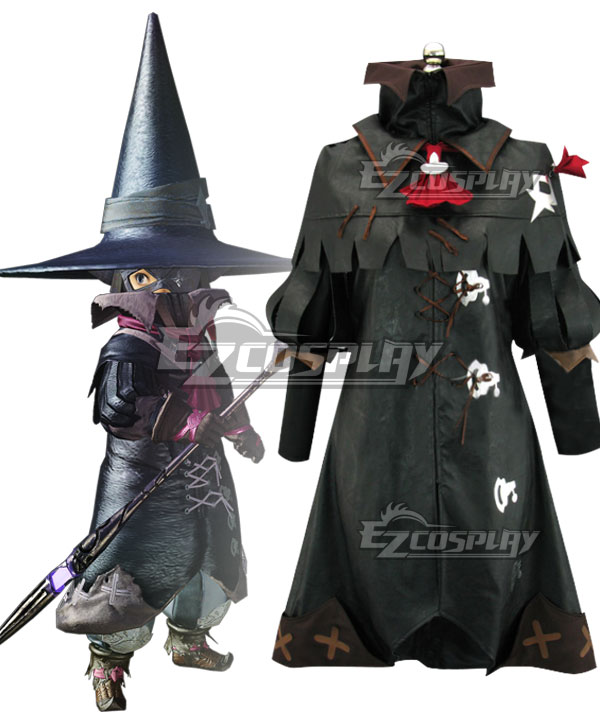 Final Fantasy XIV FF14 Black Mage BLM Cosplay Costume