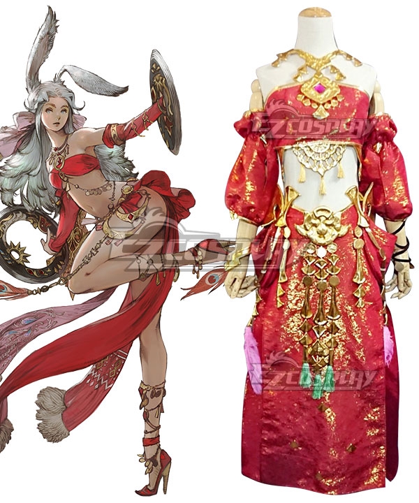 Final Fantasy XIV FF14 Dancer Cosplay Costume