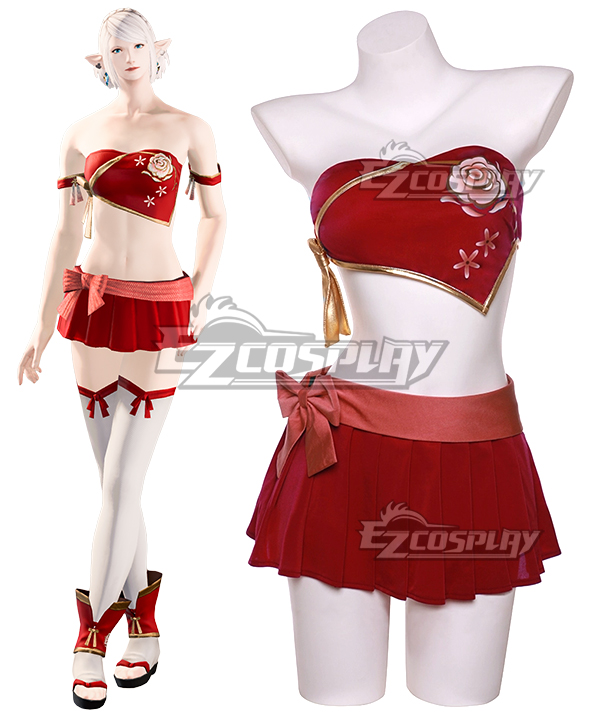 Final Fantasy XIV FF14 Female Faire Set Cosplay Costume