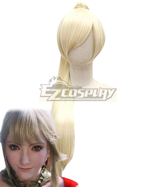 Final Fantasy XIV FF14 Lyse Hext Light Golden Cosplay Wig