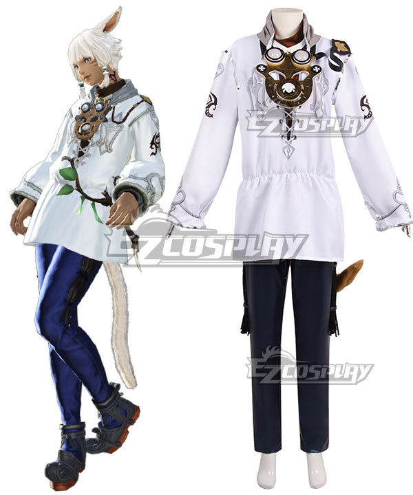 Final Fantasy XIV FF14 Y'shtola Rhul Yshtola Rhul Cosplay Costume - No Accessories