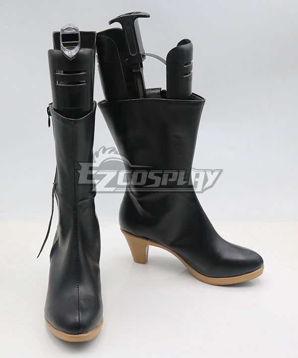 Final Fantasy XIV Miqo'te Female Black Shoes Cosplay Boots