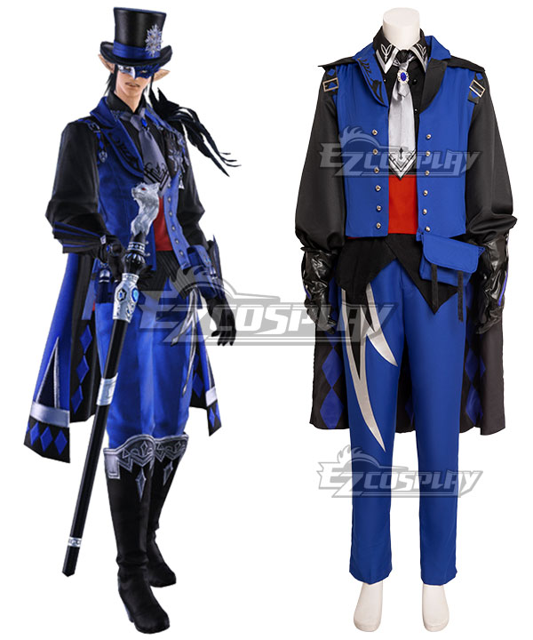Final Fantasy XIV Update 5.4 Futures rewritten Male Cosplay Costume