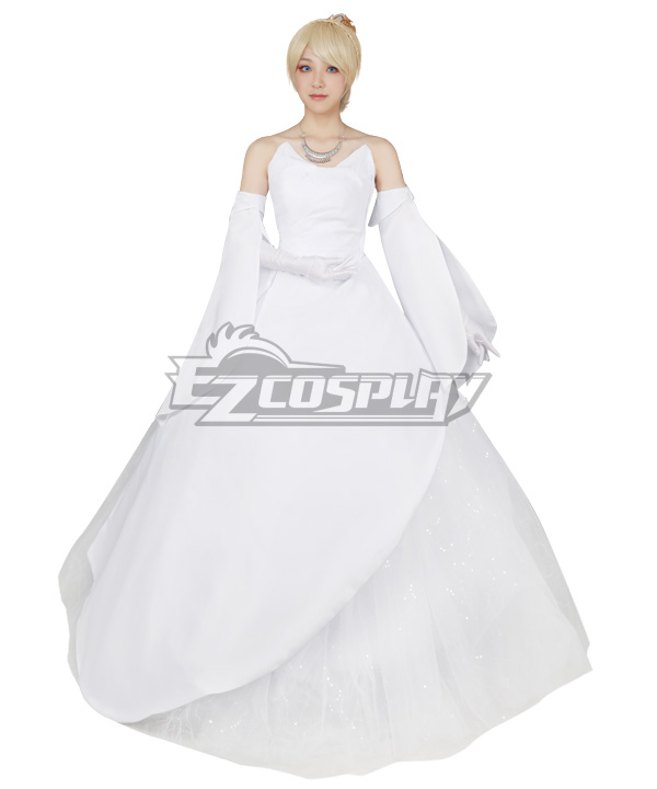 Final Fantasy XV Lunafreya Nox Fleuret Wedding Dress Cosplay Costume